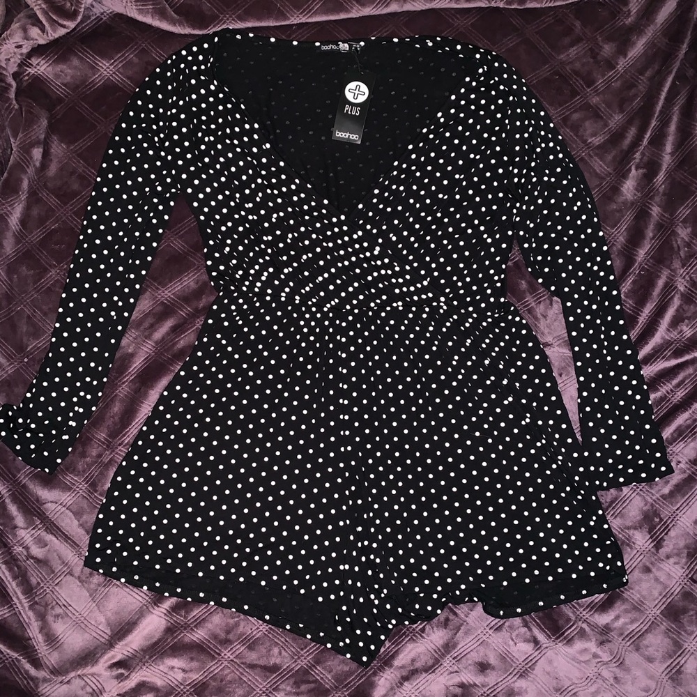 *NWT* Polka Dot Romper | Boohoo +